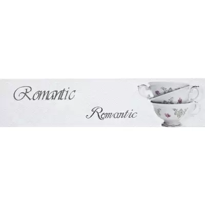 Monopole Ceramica Veronika Romantique Blanco Brillo 10x40