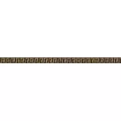 Versace Villa 49060 Listello Greca Nero-Oro Naturale 2,7x58,5