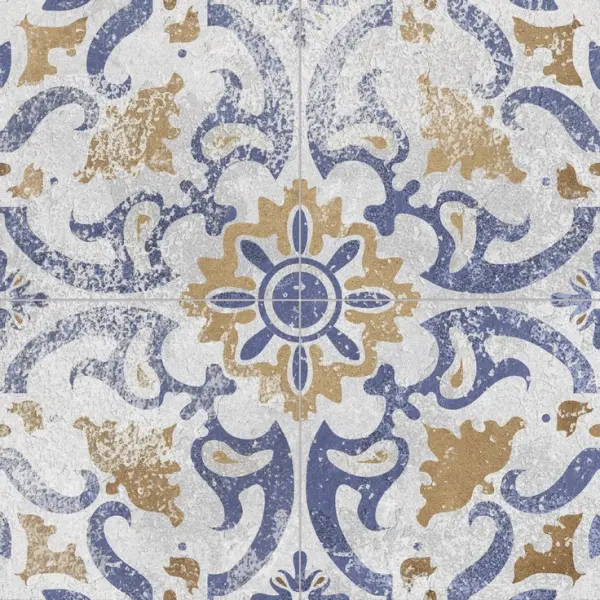 Halcon Ceramicas Donegal Pre Blue Mat 45x45 - керамическая плитка и керамогранит