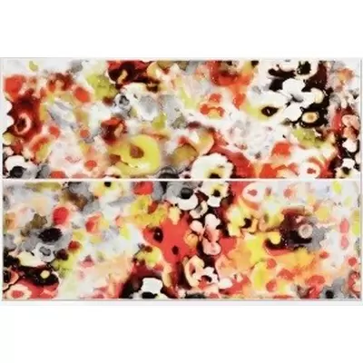 Rako Air WITVE003 Зеленые Цветы (2 шт) 40x60