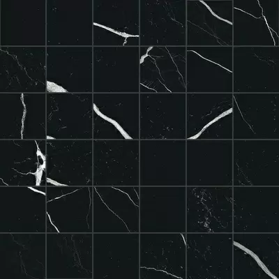 41zero42 Mate 4100087 Mosaic Marmo Nero 30x30