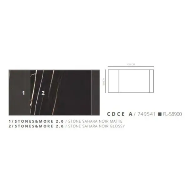 Casa Dolce Casa Magnum Decori 749541 CDCE/A 6mm 60x120