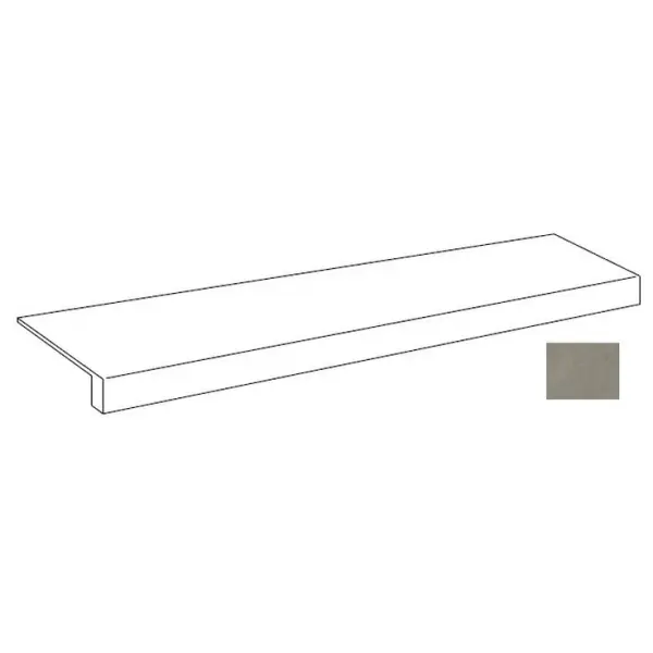 Atlas Concorde Russia Forte Dei Marmi Rock 620070002908 Venaria Grey Scalino Frontale 120 33x120