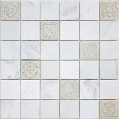 Leedo Art Stone Dolomiti bianco 48x48x8 матовая 30x30