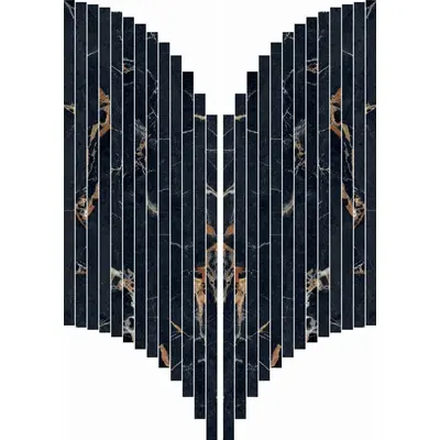 ABK Sensi Signoria 0009151 Ventaglio Port Gold Lux 28x60