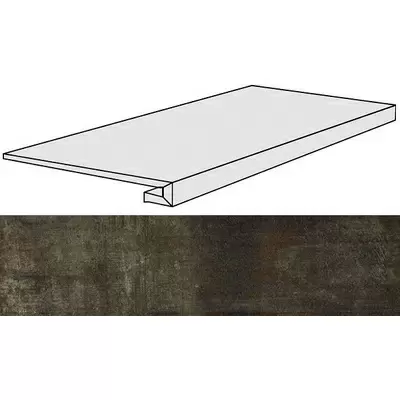 Rex Ceramiche Matieres 755965 Barriq Gradino 120x33