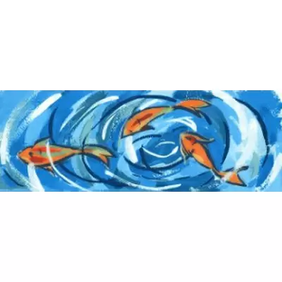 Kerama Marazzi Салерно STG\A385\15000 Рыбки 40x15