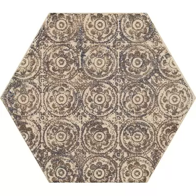 Grupa Paradyz Glitter Mood Blue Heksagon Inserto C 19.8x17.1
