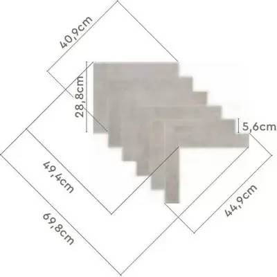 Casa Dolce Casa Sensi 771227 Decoro Cdcst 6 Mm 44,9x69,8