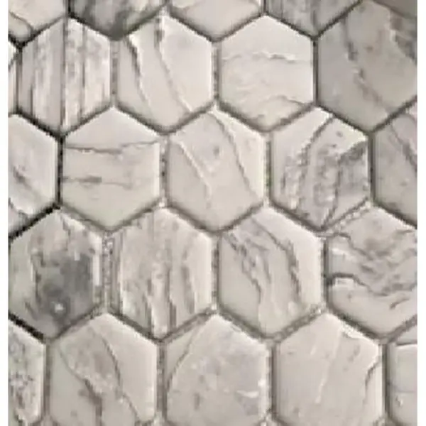Мозаика Hexagon JS4806LJ-YH101 White Grey Light Grey Nat 29,5x30