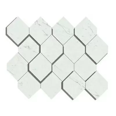 Atlas Concorde Marvel Stone AS4A Carrara Pure Esagono 3D 28.2x35.3