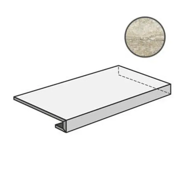 Sant Agostino Tipos CSAGASST12 Gradone Ang Sx Sand 33x120
