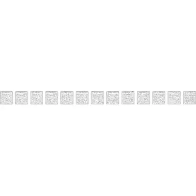 Kerama Marazzi Чудо-озеро POF001 Бисер Белый Серебро. 1.4x20