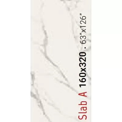 Ava Marmi Statuario 83091 Slab A Lappato Rettificato 160x320