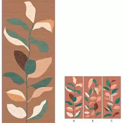Ornamenta Operae OP120278LVO Leaves Orange 120x278