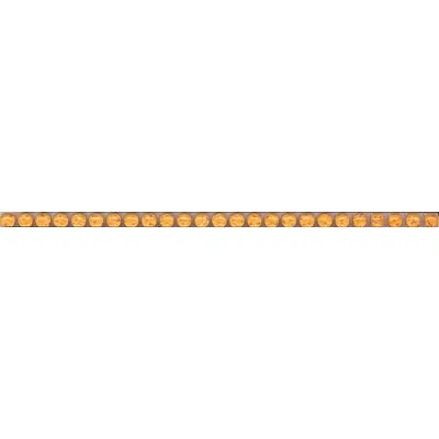 Kerama Marazzi Карминьяно POD005 Бисер желтый глянцевый 20x0,6