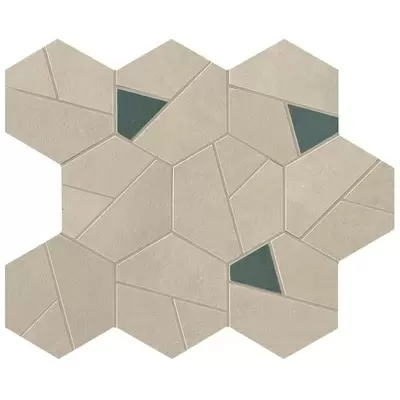 Atlas Concorde Boost Pro A0QO Cream Mosaico Hex Blue 25x28.5