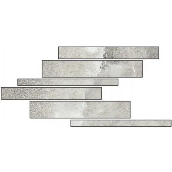 Cerim Ceramiche Rock salt of cerim 766753 Danish Smoke Listello Sfalsato Mix 15x60