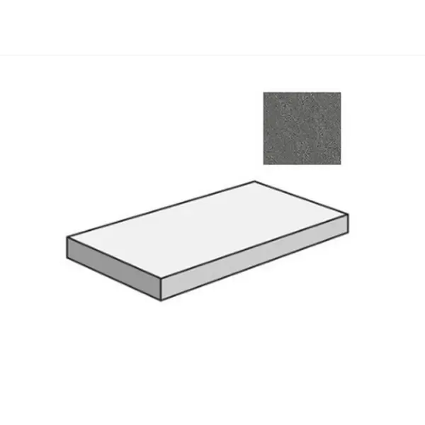 Sant Agostino Waystone CSAGADWD12 Gradone Angolare Dx Dark 33x120