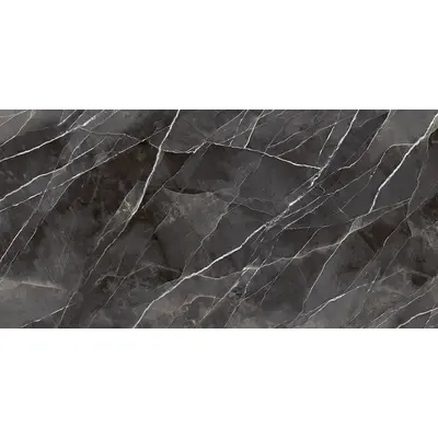 Laminam Diamond LAMF0M0211_IT Calacatta Black Bocciardato Book Match A 20mm 162x324