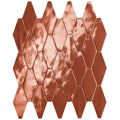 Fap Ceramiche Glim fRXE Rosso Cuore Rombi 31x35,5
