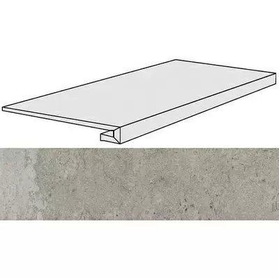 Rex Ceramiche La Roche 742254 Grey 120x33
