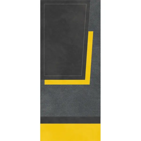 Tonino Lamborghini Korium 167533 Anthracite Yellow Diagonal B 120x280 - керамическая плитка и керамогранит