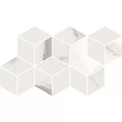 Panaria Eternity PGZENK2 Mosaico Kubic Statuario White Lux Rect 17x29,2