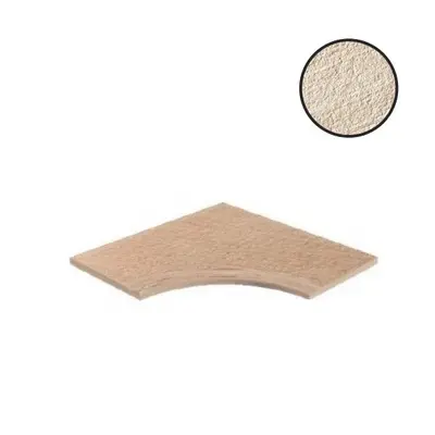 Atlas Concorde Russia Cliff 620090000286 Bianco Bordo Curvilineo Round 60x60