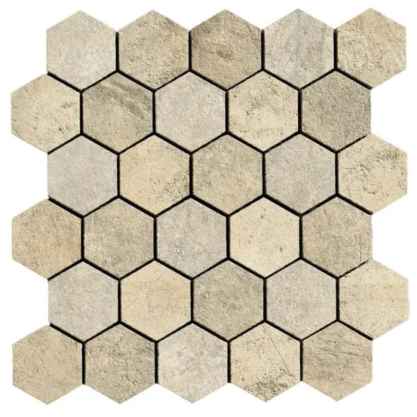 La Fabbrica Ceramiche Jungle Stone 154314 Esagona Desert 28x29
