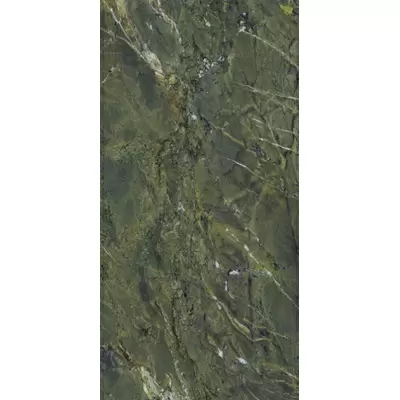 Ariostea Ultra Marmi Verde Karzai Luc Shiny 6mm 75x150
