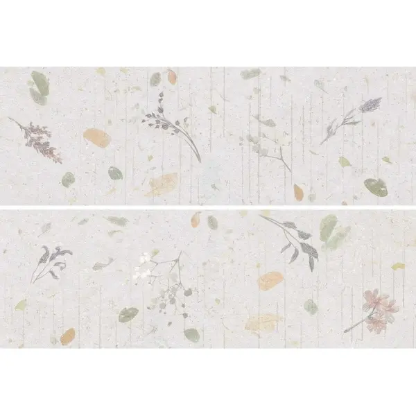 Ibero Botanical Decor Lino (set 2 pzs 30*90) 60x90 - керамическая плитка и керамогранит