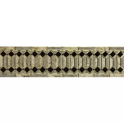Infinity Ceramic Tiles Rimini Listello Gris 15x60