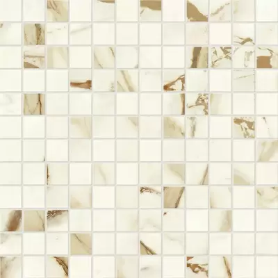Atlas Concorde Marvel Shine A426 Calacatta Imperiale Mosaico Lapp 30x30
