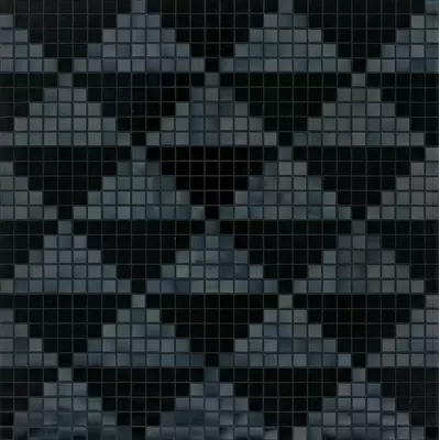 Bisazza Decori 20 06004233VL Giza Nero 64.7x64.7