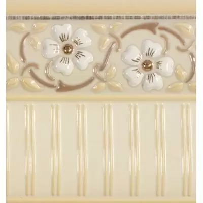 Almera Ceramica Orleans Zocalo Vanilla 15x15