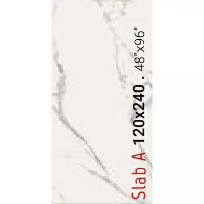 Ava Marmi Statuario Splendente 87029 Slab A Lappato Rettificato 120x240