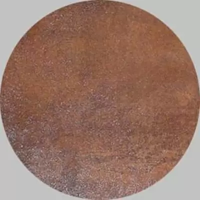 Apavisa Metal 8431940076237 Circle Copper Lappato 2.3x2.3