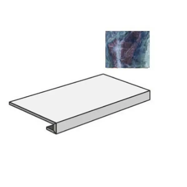 Sant Agostino Star CSAGRSMP12 Gradone Purple 33x120