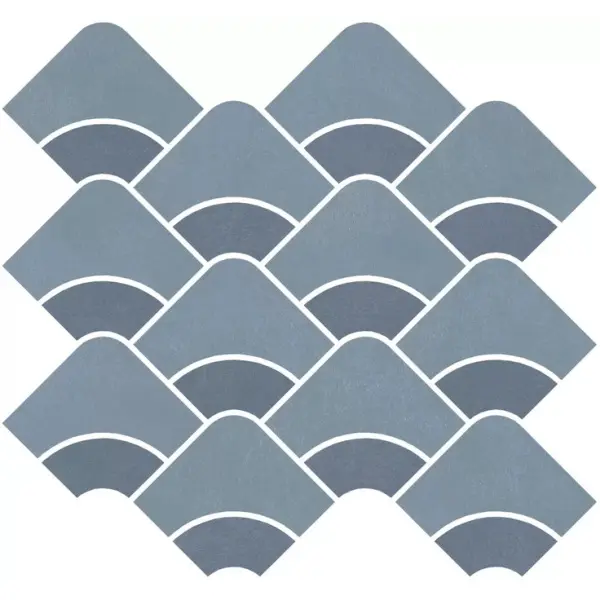 Kerama Marazzi Таделакт KMD2HID011BR Наборный Синий Светлый, Синий Матовый Обрезной 28x30