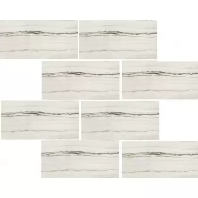 Rex Ceramiche Prexious 756352 White Fantasy 6mm Mos Glo 30x30