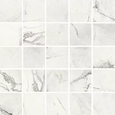 Sant Agostino Pure Marble CSAMSPWH30 Mosaico Spider White 30x30