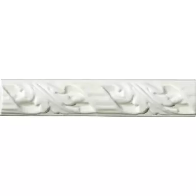 Ceramiche Grazia Amarcord FRE1 Fregio Bianco Matt 4x20
