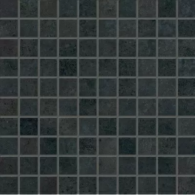 Provenza Vulcanika EFWA Mosaico 3x3 Raku Nero 30x30