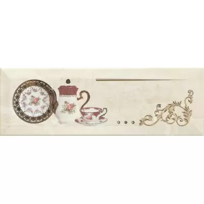 Monopole Ceramica Petra Decor Pranzo Gold B 10x30