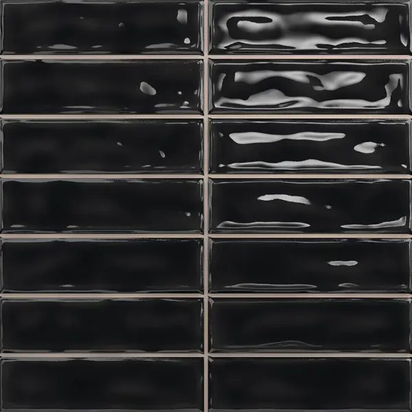 Absolut Keramika Sticks Black 20x20 - керамическая плитка и керамогранит