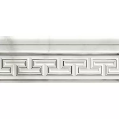 Marazzi Marbleplay Wall M5LP Listello Classic White 12x30