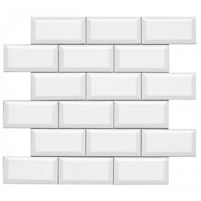 Adex Modernista ADMO2013 Biselado Pb CC Blanco Enmallado 30,5x30,9