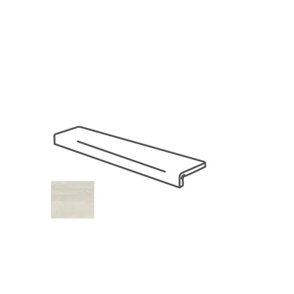 Impronta italgraniti Dorset DR0195I Elemento L Bianco Cross Cut 16,5x60
