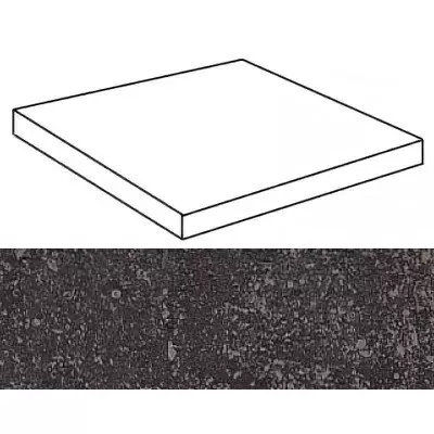 Rex Ceramiche Pietra Del Nord 736286 Nero Angolo Gr. 33x33